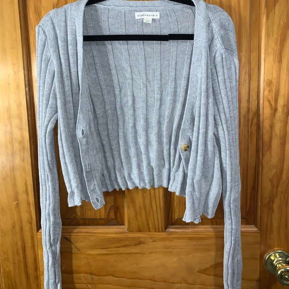 AEROPOSTALE | Ribbed Button Up Cardigan - Picture 2 of 5